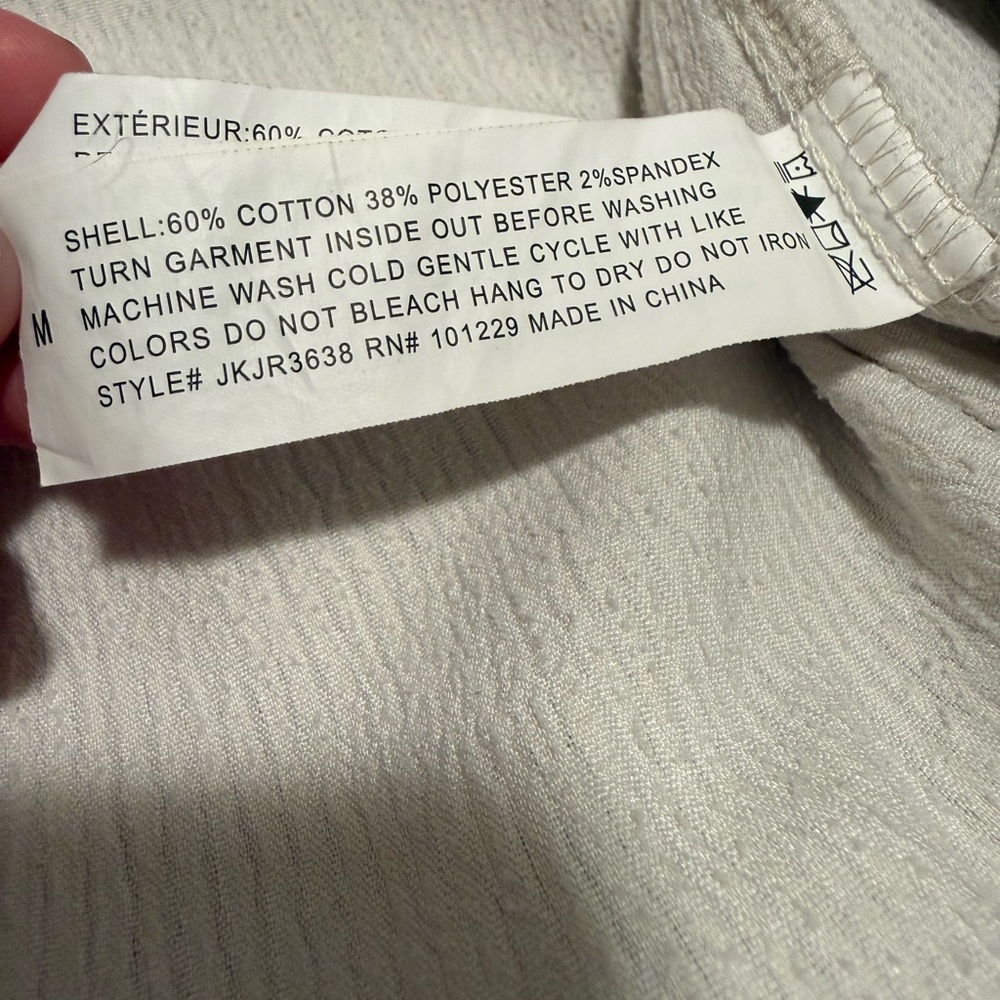 Ashley by 26 International Off-White Corduroy Jacket - Picture 6 of 6